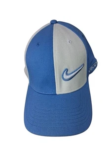 Vintage Nike North Carolina Vince Carter Blue Swoosh Just Do It Fitted Cap OS - Picture 1 of 6