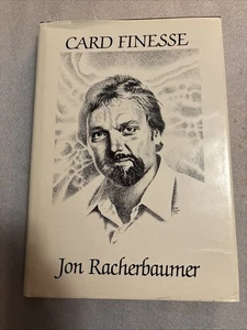 Card Finesse By Jon Racherbaumer - 1st Edition Hardcover Card Magic Book 1982 - Imagen 1 de 12