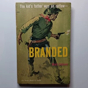 Walt Coburn - Branded (Paperback, 1959) Avon Book 858 Vintage Western - Picture 1 of 6