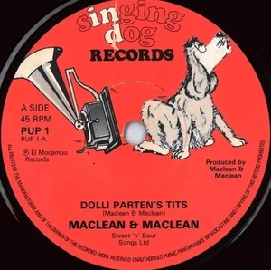 Maclean And Maclean - Dolli Parten's Tits  7" Vinyl Single   - Bild 1 von 2