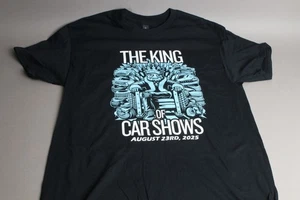 The King of Car Shows 23. August 2025 Autoshow T-Shirt. Größe L Nagelneu - Bild 1 von 5