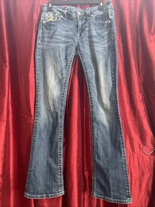 Miss Me Camo Sequin Designed Jeans - Size 30 - Picture 1 of 8