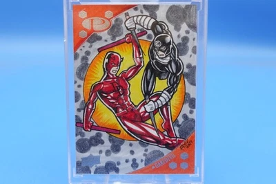 2017 Upper Deck Marvel Premiere Daredevil Artist Sketch Free - Image 1 of 2