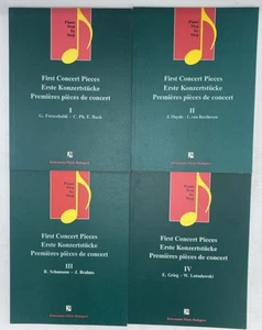 First Concert Pieces I, II, III, IV Lot Of 4 (Classical Sheet Music) - VERY GOOD - Picture 1 of 20