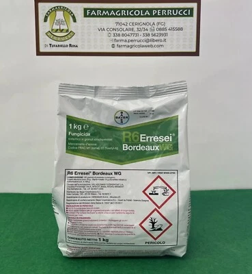 BAYER R6 Erresei Bordeaux WG fungicida sistemico che assicura protezione ottimale Kg1