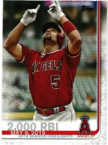 2019 TOPPS UPDATE # US72 - ALBERT PUJOLS - LOS ANGELES ANGELS - Picture 1 of 2