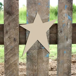 Forma di stella in legno, forma incompiuta, ritaglio in legno, artigianato verniciabile in legno - Foto 1 di 1