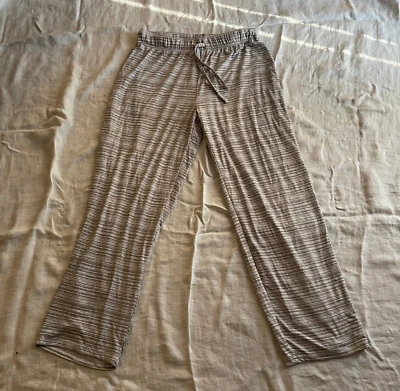 Tahari - Pantalones de descanso suaves - Pijama de salón para dormir a rayas - Mediano Foto 1 de 3