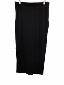 G.I.L.I. Women's Regular Jetsetter Side Slit Maxi Skirt Noir Black X-Small Size - Picture 1 of 2