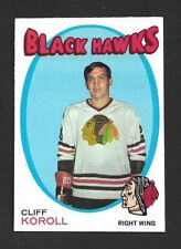 1971-72 OPC O-Pee-Chee Hockey NHL #209 Cliff KOROLL Chicago Blackhawks. NM-MT.
