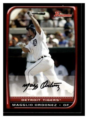 2008 Bowman  #79 Magglio Ordonez - Detroit Tigers - Image 1 of 2