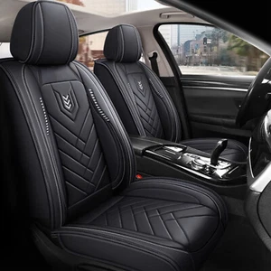 For ACURA RDX 2008-2023 Faux Leather Seat Cover Front + Rear Protector Cushion - Picture 1 of 14