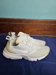 Nike Air Presto Ultra Flyknit Women's Size 8.5 Running Shoes Triple White - Picture 1 of 12