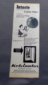 PUB PUBLICITE ANCIENNE ADVERT CLIPPING 240617/ REFRIGERATEUR KELVINATOR INTACTE  - Picture 1 of 1