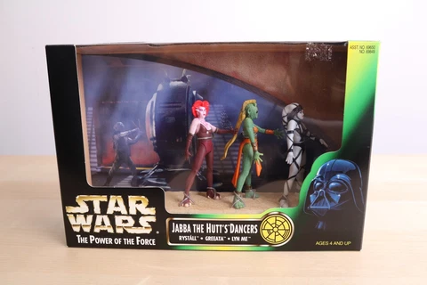 Star Wars Jabba The Hutt's Dancers POTF Action Figures Hasbro - 1998 Cover