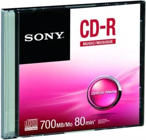 CD-R Audio 80' 700mb (Slim Pz.1) - Zdjęcie 1 z 1