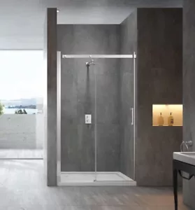 MELBOURNE 1300 SLIDING DOOR SHOWER SCREEN WALL TO WALL FRONT SHOWER 1280-1310 - Picture 1 of 5