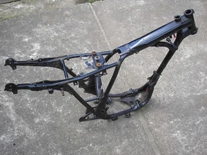 RAHMEN MIT BRIEF YAMAHA SR 500 48T BAUJAHR 1989 FRAME FAHRWERK CHASSIS - Bild 1 von 5