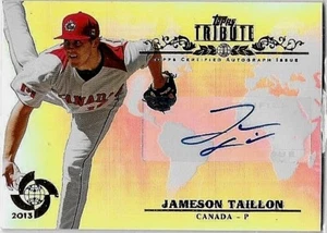 JAMESON TAILLON 2013 TOPPS TRIBUTE WORLD BASEBALL CLASSIC CERTIFIED AUTOGRAPH - Picture 1 of 1