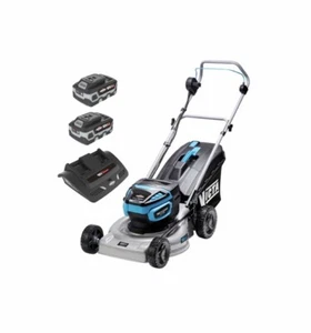 NEW VICTA Mightycut 36V (2 x 18V 5Ah) Brushless Steel Deck 18" Lawn Mower Kit - Picture 1 of 9
