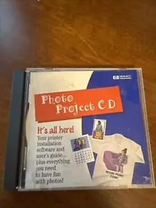 1997 HP Photo Project CD Software Version 1.1 Printer Tools and Fun with Photos - Picture 1 of 5