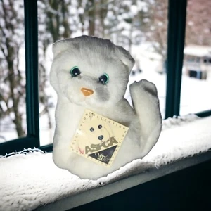 24K Polar Puff White Cat ASPCA collection Special Effects Blue Eyes - Picture 1 of 6