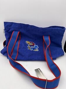 University of Kansas KU Jayhawks Canvas Shoulder Tote Bag (2 Straps) Alan Stuart