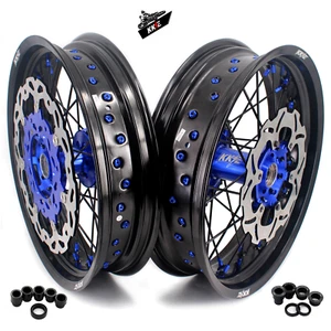 KKE 17" Motard Supermoto Wheels Rim Fit YAMAHA YZ250F 2003-2025 YZ450F YZ125/250 - Picture 1 of 12