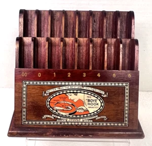 Old Antique Boye Hook Needle Co. Advertising Store Counter Sewing Display Case - Picture 1 of 14