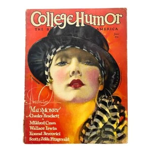 College Humor Magazine June 1928 Mad Money by Charles Brackett - Picture 1 of 8