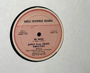 ISREAL VIBRATIONS/APPLE "Be Mine" 1983 Brooklyn NY 12" (fast ship/VPI clean/dub - Bild 1 von 6