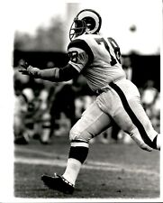 LD235 ORIG 5x7 B&W Photo NFL 1969 Los Angeles Rams Defensive Tackle Roger Brown