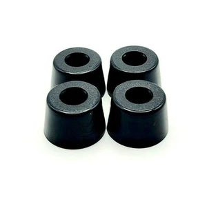 1/2" Tall x 3/4" Diameter Round Heavy Duty Rubber Equipment Feet Tapered Bumpers - Picture 1 of 9