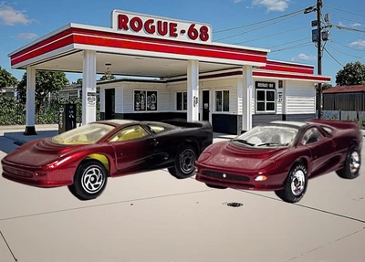 Matchbox Jaguar XJ220, rojo, estreno 1997, ruedas de goma y supercoches 1996 Foto 1 de 4