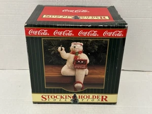 Porta calze Coca-Cola orso di Natale 1998 nuovo mai aperto - Foto 1 di 7