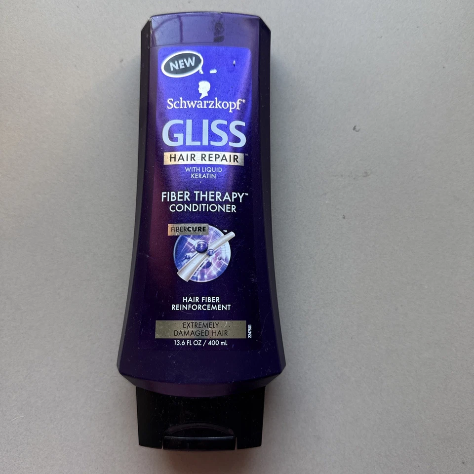 Acondicionador de terapia de fibra Schwarzkopf Gliss reparación del cabello con queratina 13,6 oz Foto 1 de 1