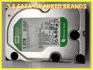 Lot of 15 3.5 SATA 1TB Hard Drive Different Models and Brand BULK OFFERS - Picture 1 of 5