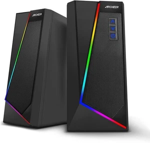 RGB 2.0CH Multimedia Speakers - Picture 1 of 6