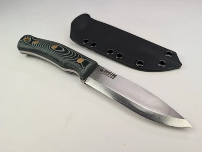 Casstrom Sweden No 10 Swedish Forest Knife Green Micarta Handle Kydex Sheath - Image 1 of 4