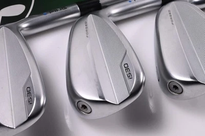 Ping i530 Irons / 7-PW+GW / Blue Dot / Senior Flex Ping Alta Quick 35 Shafts - Image 1 of 4