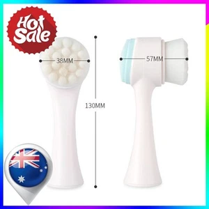 Dual-Sided Ultra Soft Facial Cleansing & Exfoliating Brush Deep Clean - Picture 1 of 8