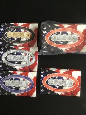 8 Sets Of State Quarters Mint Editions 2006 & 2008, P, D, Gold & Platinum - Image 1 of 4