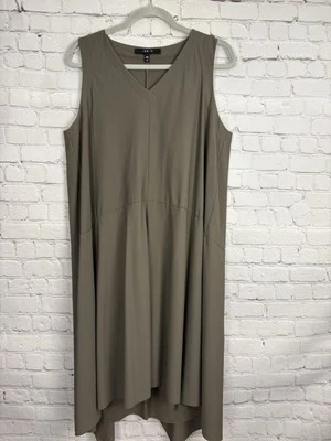 Jason Comfy USA Green Dress boho artsy pockets lightweight, sz M - Image 1 of 4