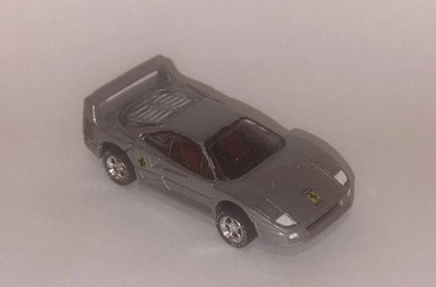 MATCHBOX Loose Ferrari F40 (Silver) (Rubber Tires) - Image 1 of 2