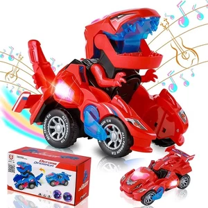 Transforming Toys, 2 in 1 Transforming Dinosaur Car Dinosaur Transform Car Au... - Picture 1 of 11