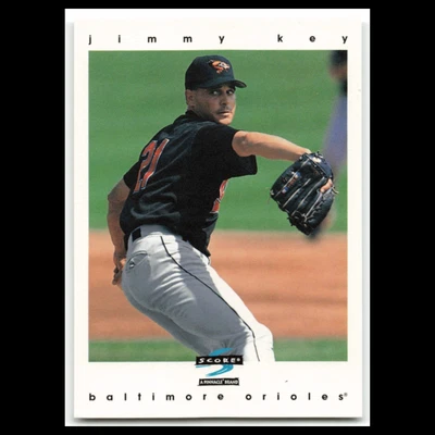 Jimmy Key #410 1997 Score Baltimore Orioles Baseball Card MLB NM - Image 1 of 3