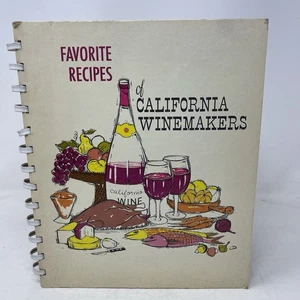 Favorite Recipes Of California Winemakers Lee Hecker 1963 1st Ed. Illustrated - Picture 1 of 14