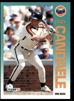 1992 FLEER CASEY CANDAELE HOUSTON ASTROS #428 - Image 1 of 2