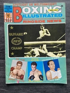 Boxing Illustrated Magazine November 1969 Ruben Olivares Paduano Apostoli Toro - Picture 1 of 2