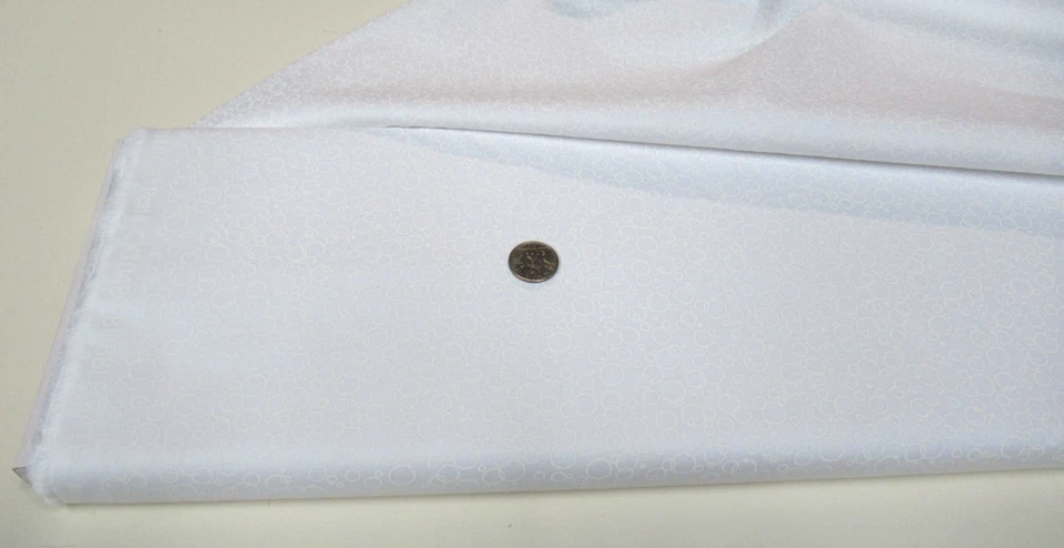 Tela artesanal edredón Michael Miller BURBUJAS blanco/blanco 2 yardas (cx-10480) ¡Blanqueo! Foto 1 de 1